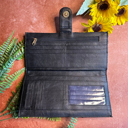 Black Chinar Clutch