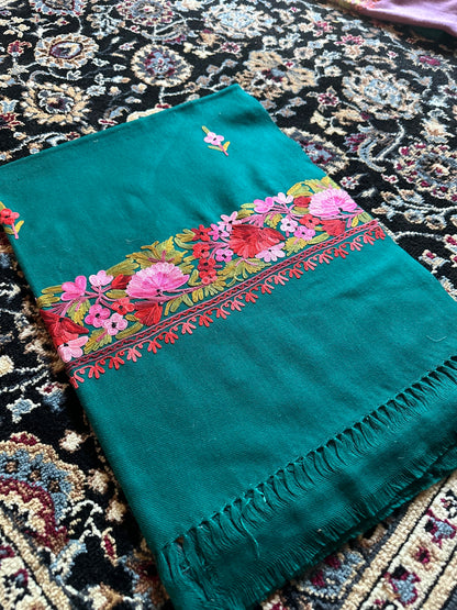 Gul Viridian Toosha Shawl